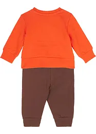 Baby sweatshirt og sweatbukse av økologisk bomull (2-delt sett), bonprix