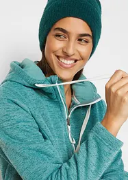 Strikket fleecejakke med teddyfleece-fôr, bonprix