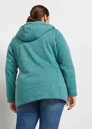 Strikket fleecejakke med teddyfleece-fôr, bonprix