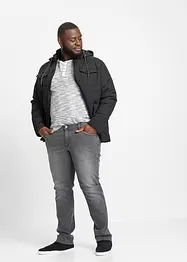 Regular Fit stretchjeans med komfortsnitt, Straight, bonprix