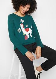 Langermet juletopp, bpc bonprix collection