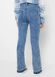 Stretchjeans til jente, Flared, bonprix