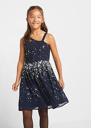 One-Shoulder festkjole med paljetter til jente, bpc bonprix collection