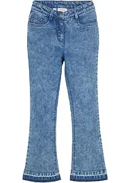 Stretchjeans til jente, Flared, bonprix