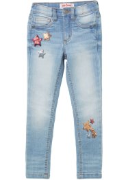 Skinny jeans med paljetter til jente, John Baner JEANSWEAR