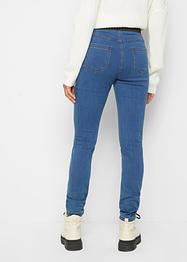 Thermojeans med foroverlagte sidesømmer og elastisk linning, bpc bonprix collection