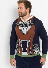 Hettegenser med julemotiv av resirkulert polyester, bonprix