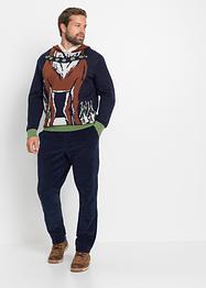 Hettegenser med julemotiv av resirkulert polyester, RAINBOW