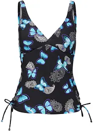 Tankini topp med knytebånd, bonprix