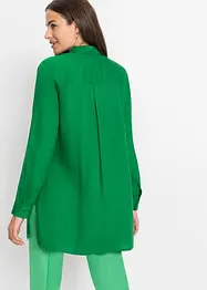 Lang bluse i lett viskose med splitt, bonprix