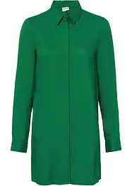 Lang bluse i lett viskose med splitt, bonprix