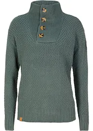 Strukturstrikket troyer-genser, bonprix