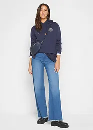 Wide Leg jeans High Waist, stretch, bonprix