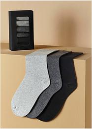 Sokker av god kvalitet (3-pack), gode å ha på med økologisk bomull, bpc bonprix collection