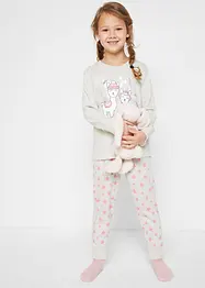 Pyjamas med økologisk bomull (2-delt sett), bonprix