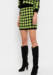 Miniskjørt i jacquard, BODYFLIRT