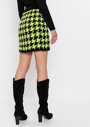 Miniskjørt i jacquard, BODYFLIRT