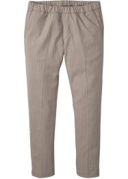Regular fit chinos pull-on bukse med resirkulert polyester og nålestriper, tapered, RAINBOW