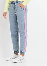 Casual jeans med kontraststriper, RAINBOW