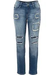 Boyfriend jeans  med destroy-detaljer, bonprix