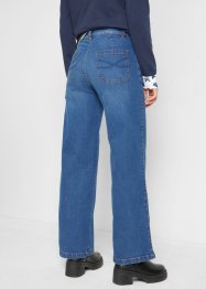 Stretchjeans, Workerjeans, Wide, High Rise, John Baner JEANSWEAR