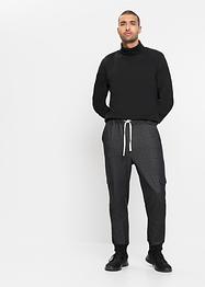 Regular fit pull on-bukse med denim-look og cargolommer, Straight, RAINBOW
