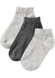 Korte sokker i god kvalitet (3-pack) god å ha på med økologisk bomull, bpc bonprix collection