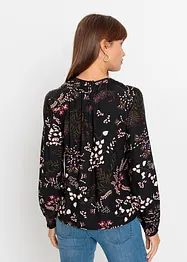 Bluse med print, av bærekraftig viskose, bonprix