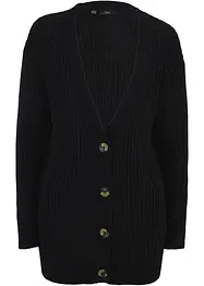 Ribbestrikket cardigan, bonprix