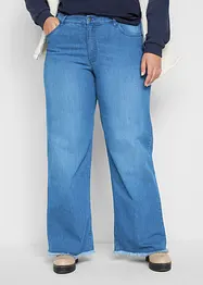 Wide Leg-jeans High Waist, bonprix