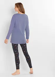 Pyjamas med leggings, bonprix