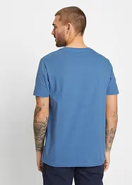 Henleyshirt, kort arm med komfortsnitt, av økologisk bomull, bonprix