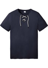 T-shirt med snøring, John Baner JEANSWEAR