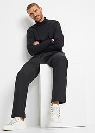 Loose fit pull on-bukse av resirkulert polyester, straight, RAINBOW