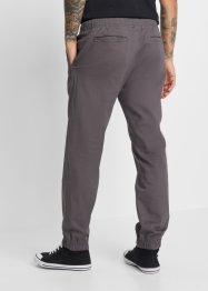 Loose fit chino stretch pull on-bukse, straight, RAINBOW