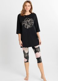 Capri pyjamas med leggings, bpc bonprix collection