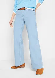 Wide Leg-jeans Mid Waist, Stretch, bonprix