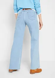 Wide Leg-jeans Mid Waist, Stretch, bonprix