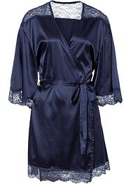 Satengkimono med blonde, BODYFLIRT