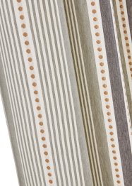Gardin i økologisk bomull, med striper (1-pack), bpc living bonprix collection