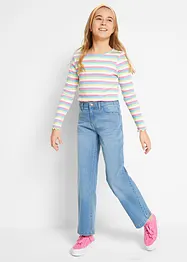 Jeans til jente, Wide Leg, bonprix