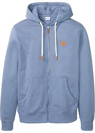 Sweatjakke med hette, John Baner JEANSWEAR
