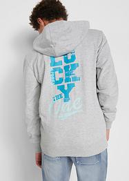 Sweatjakke med hette til gutt, bpc bonprix collection