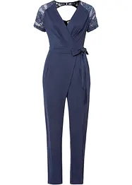 Jumpsuit med blonde, bonprix