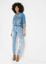 Straight-jeans, Mid Waist, sommerfugl, bonprix