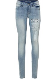 Skinny-jeans med print, RAINBOW