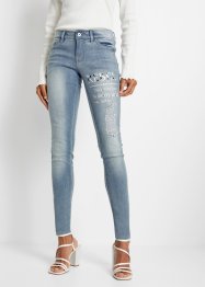 Skinny-jeans med print, RAINBOW