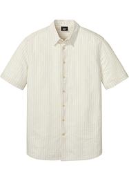Kortermet skjorte i linmiks, bpc bonprix collection