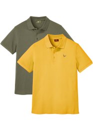 Poloshirt, kortermet (2-pack), bpc bonprix collection