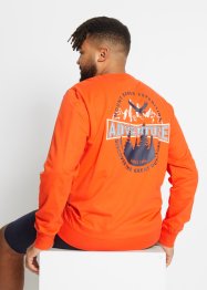 Sweatshirt 2 i 1-look, med trykk, bpc bonprix collection